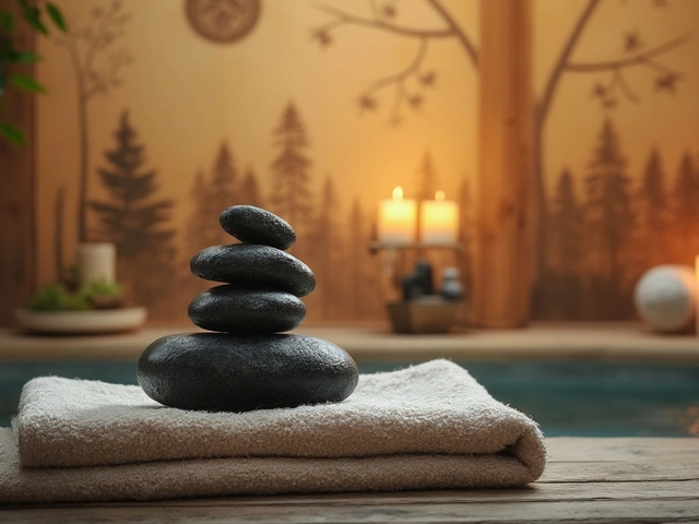 Masáž lávovými kameňmi: Tajomstvo relaxu a tepla