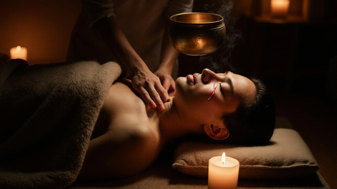 Práca s hlasom a zvukom v tantrickej masáži: Ako vzdechy a tóny uvoľňujú emočné bloky